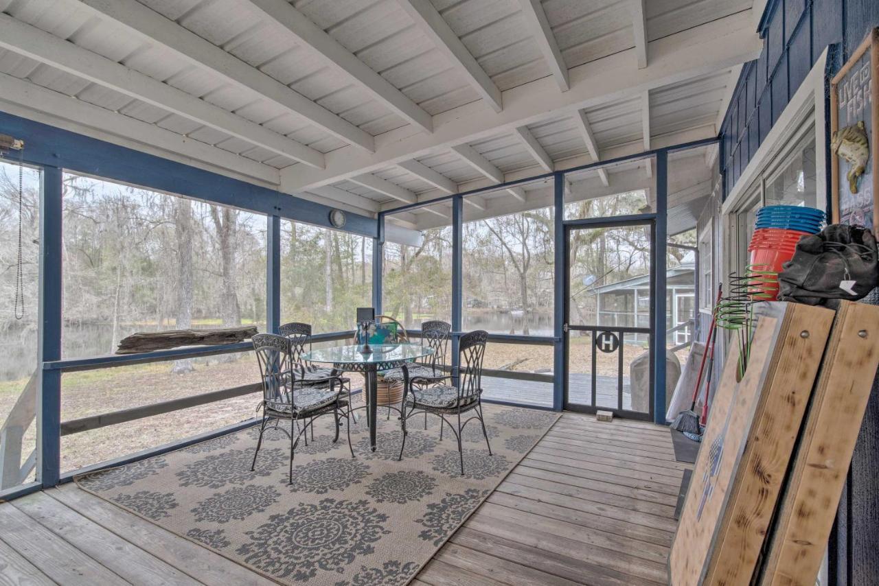 Unplugged Withlacoochee Riverfront Retreat! Bushnell Exterior photo
